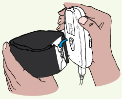Attach Unit to Arm Band