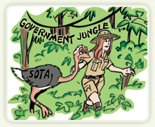 Lesley Walking through the Forest