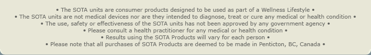 SOTA Disclaimer
