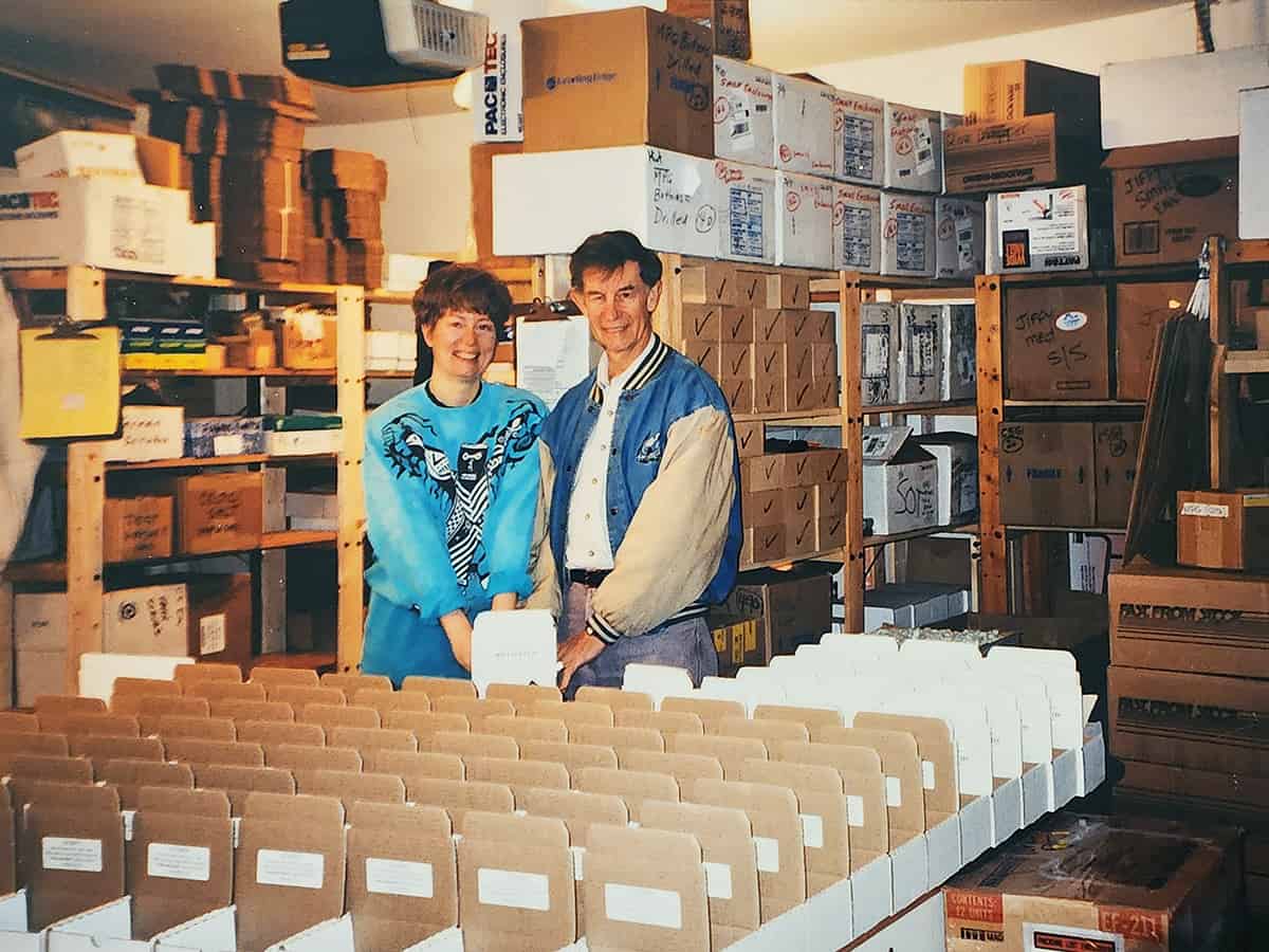 Lesley & Phil in 1996