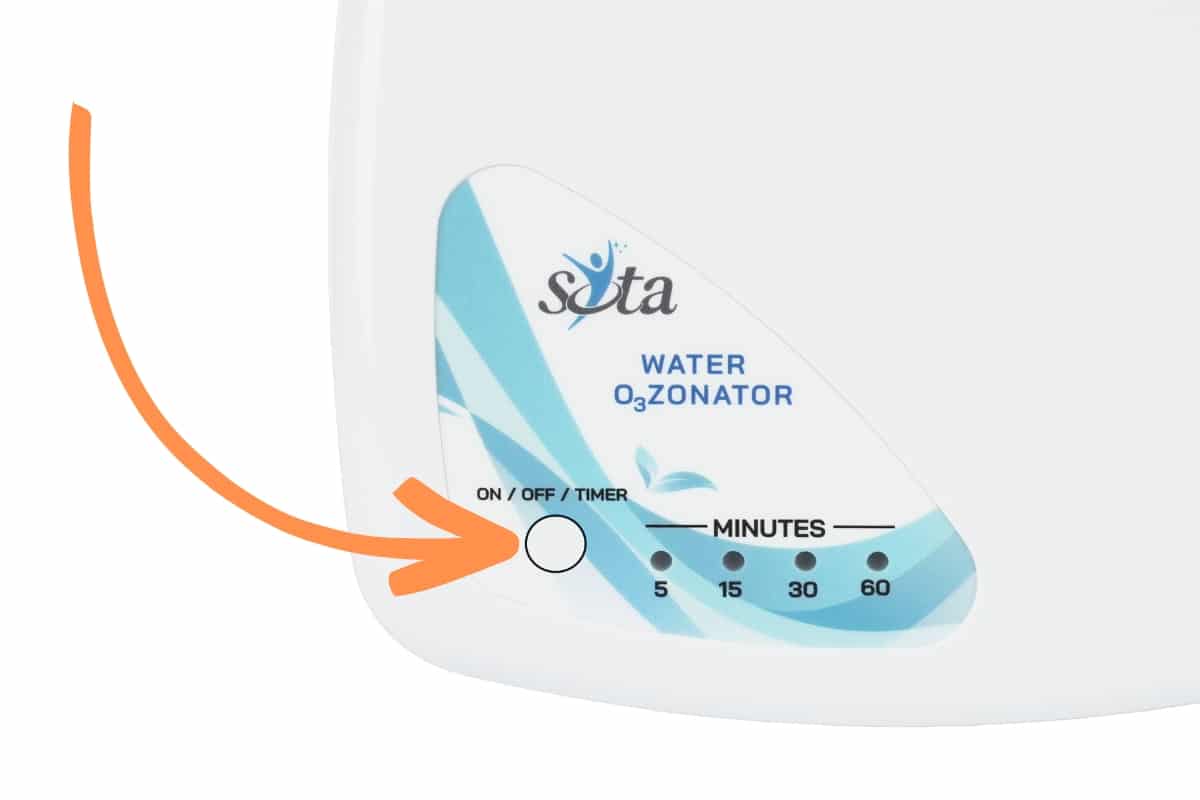 SOTA Water Ozonator Touch Start Button